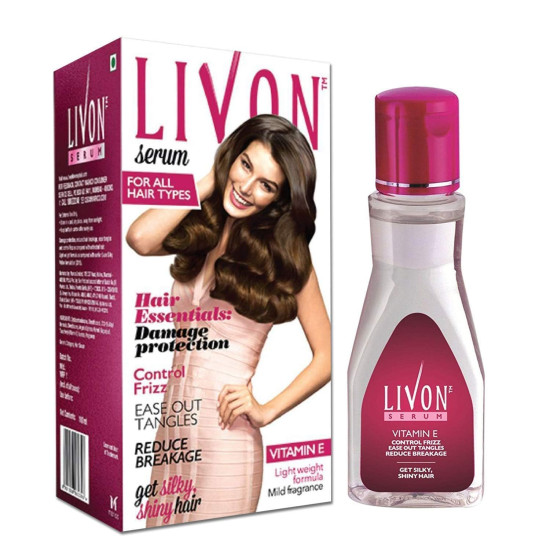 Livon Serum for Women & Men - Frizz-free, Smooth & Glossy Hair