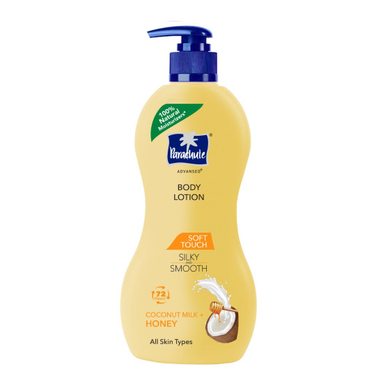Parachute Advansed Soft Touch Body Lotion - 72h Moisturisation for All Skin Types
