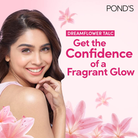 POND'S Dreamflower Fragrant Talcum Powder - Pink Lily Aroma
