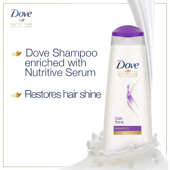 Dove Daily Shine Shampoo, 180 ml - Nourishment and Shine