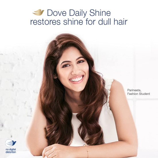 Dove Daily Shine Shampoo, 180 ml - Nourishment and Shine