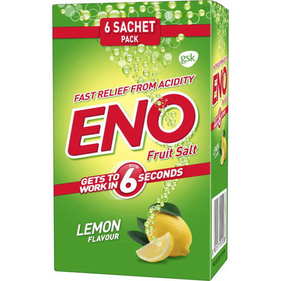 ENO Lemon Multipack Digestive Fruit Salt - Fast Relief from Acidity