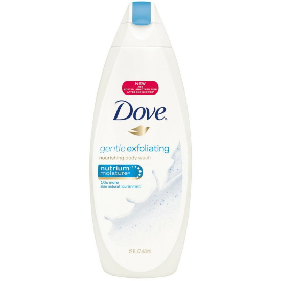 Dove Gentle Exfoliating Nourishing Body Wash 200ml - Smooth & Soft Skin