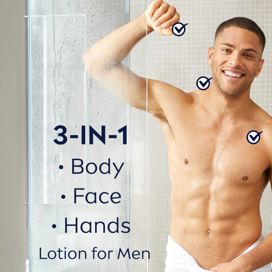 NIVEA Men Maximum Hydration 3 in 1 Nourishing Lotion - Deep Hydration