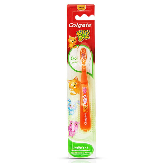 Colgate Kids 0-2 Years Manual Toothbrush - Gentle Care for Toddlers
