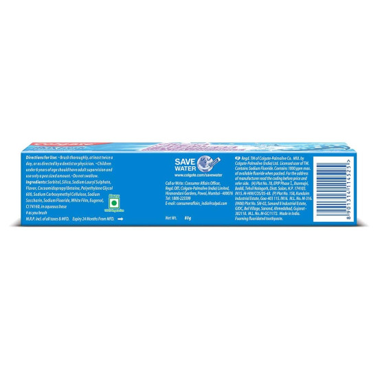 Colgate Maxfresh 80g Dental Hygiene Toothpaste - Peppermint Ice