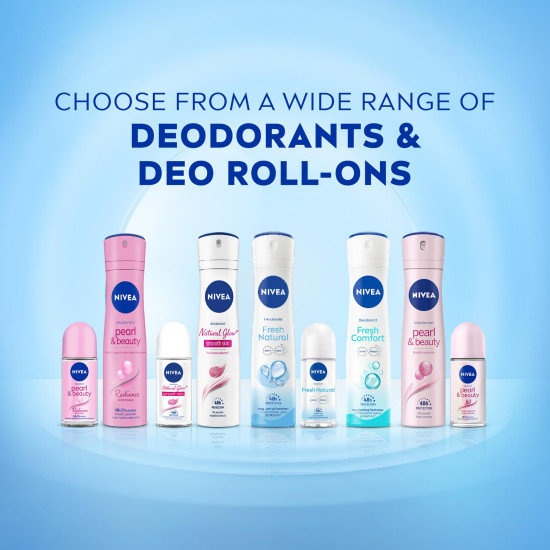 NIVEA Women Fresh Natural Deodorant - Long Lasting Freshness & 48h Protection