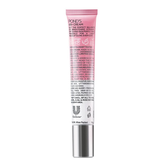 POND'S BB+ Cream Ivory 18g - Instant Spot Coverage & Light Make-up Glow