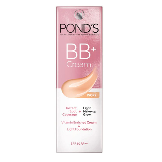 POND'S BB+ Cream Ivory 18g - Instant Spot Coverage & Light Make-up Glow