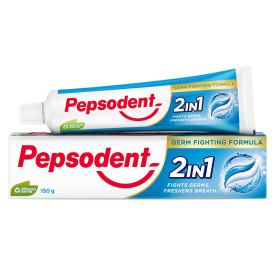 Pepsodent 2 in 1 Toothpaste - Tooth Decay Prevention & Cavity Protection