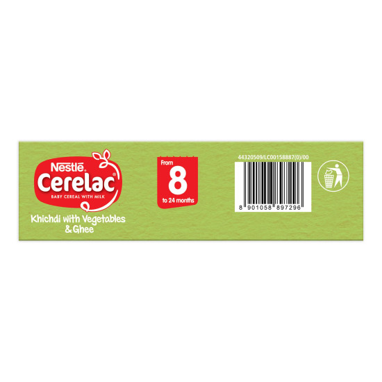 Nestle Cerelac Baby Cereal with Milk - Khichdi with Vegetables & Ghee, 300g