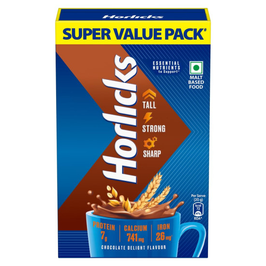 Horlicks Chocolate Health & Nutrition Drink for Kids - Taller, Stronger, Sharper Horlicks Chocolate Health & Nutrition Drink for Kids - Taller, Stronger, Sharper