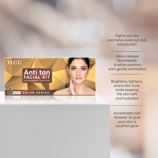 VLCC Salon Series Anti Tan Facial Kit - At Home Anti-Tan Solution VLCC Salon Series Anti Tan Facial Kit - At Home Anti-Tan Solution