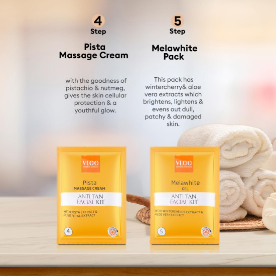 VLCC Salon Series Anti Tan Facial Kit - At Home Anti-Tan Solution VLCC Salon Series Anti Tan Facial Kit - At Home Anti-Tan Solution