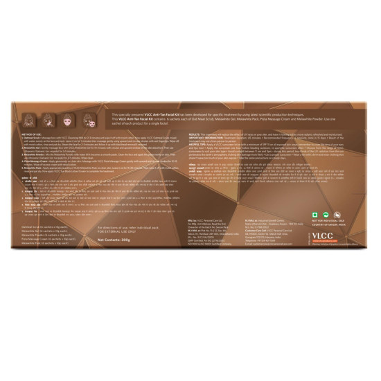 VLCC Salon Series Anti Tan Facial Kit - At Home Anti-Tan Solution VLCC Salon Series Anti Tan Facial Kit - At Home Anti-Tan Solution