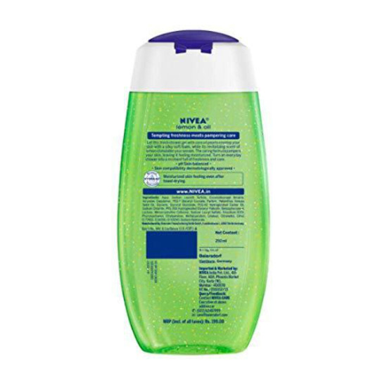 NIVEA Lemon And Oil Shower Gel - Refreshing Bath Care