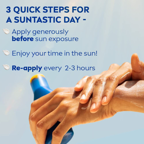 NIVEA SUN Protect and Moisture 125ml SPF 30 Sunscreen - Instant UVA - UVB Protection