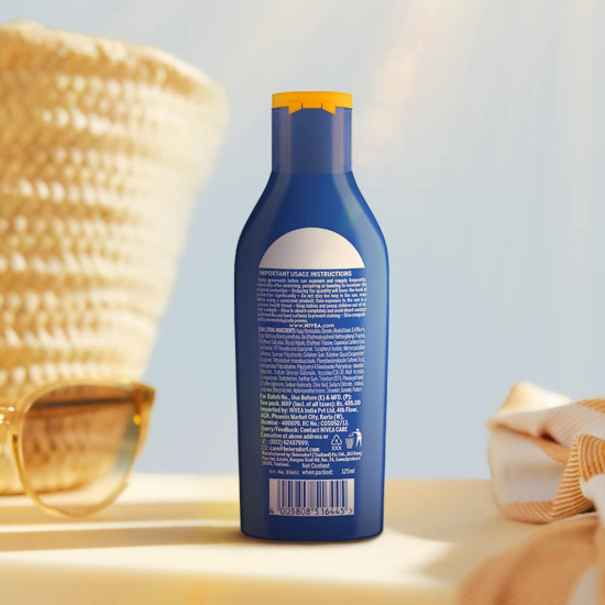 NIVEA SUN Protect and Moisture SPF 50 Sunscreen - Instant UVA-UVB Protection
