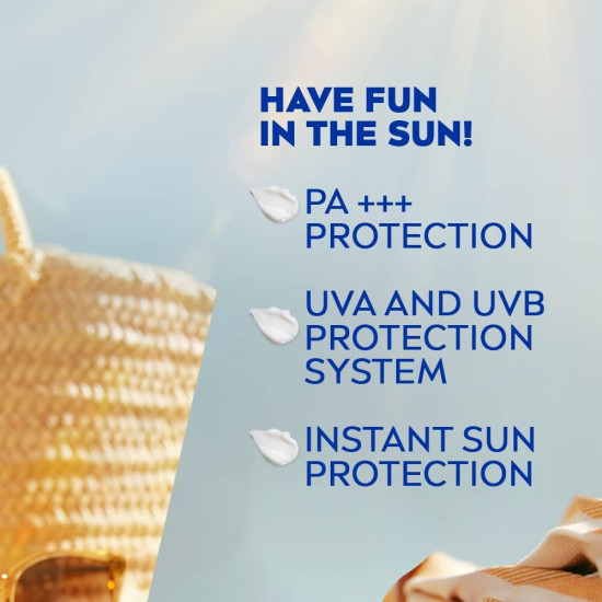 NIVEA SUN Protect and Moisture SPF 50 Sunscreen - Advanced Sun Protection