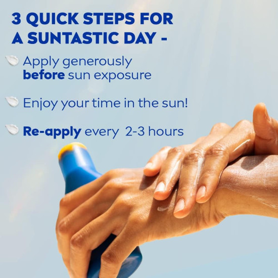 NIVEA SUN Protect and Moisture SPF 50 Sunscreen - Advanced Sun Protection