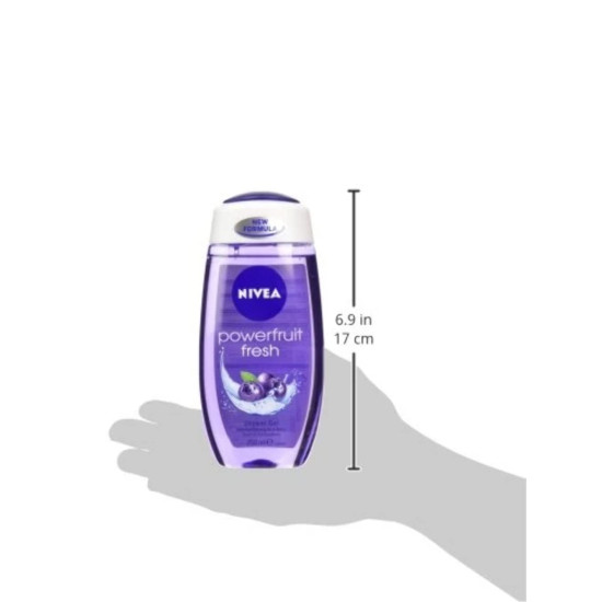 NIVEA Fresh Power Fruit Body Wash - Real Fruit Extracts & Glycerin