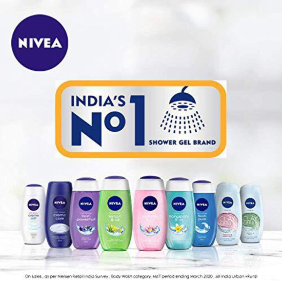 NIVEA Fresh Power Fruit Body Wash - Real Fruit Extracts & Glycerin