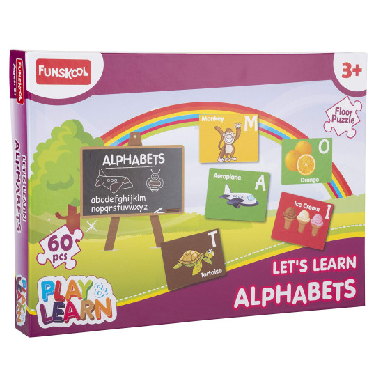 Funskool Play & Learn Alphabet Puzzle - Educational Toy for Kids