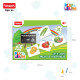 Funskool Play & Learn Fruits & Vegetables Puzzle - Educational Toy for Kids