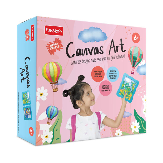 Handycrafts Canvas Art Kit - Unleash Creativity for Kids 6+