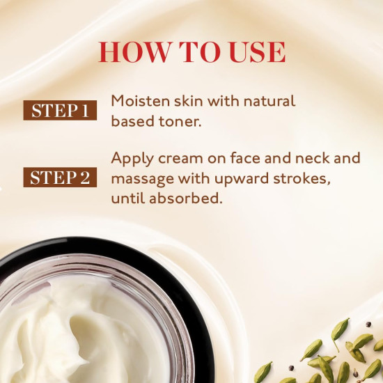 Kama Ayurveda Eladi Hydrating Ayurvedic Face Cream - Pure Essential Oils of Rose and Jasmine