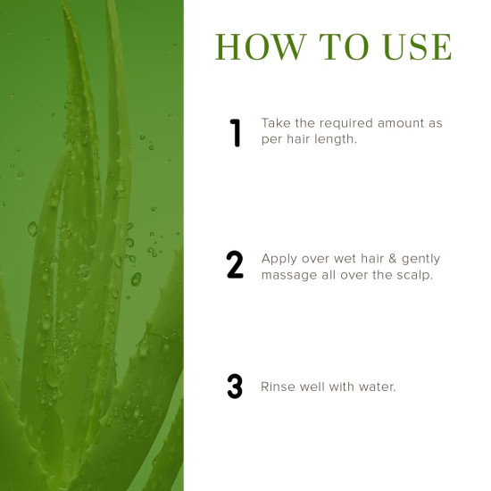Khadi Natural Neem and Aloevera Herbal Shampoo - Anti-Dandruff & SLS Free