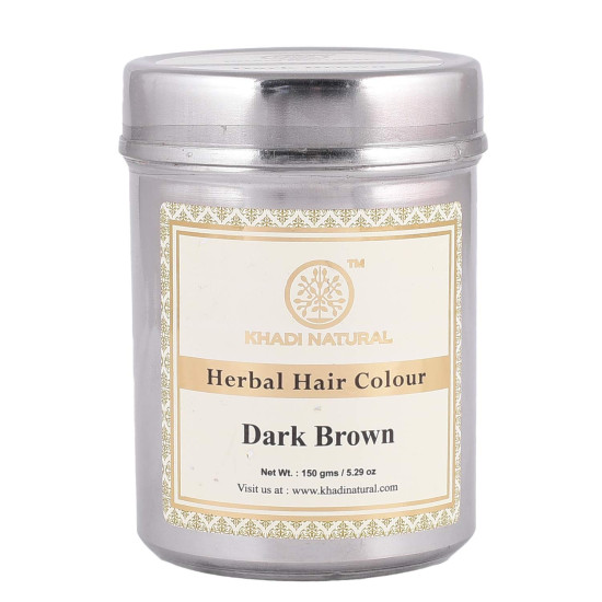 Khadi Natural Dark Brown Hair Colour - Herbal & Chemical-Free
