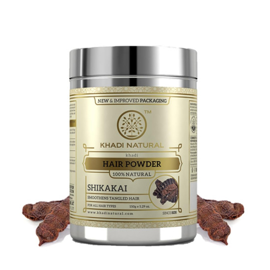 Khadi Herbal Organic Shikakai Powder - Natural Hair Care Solution