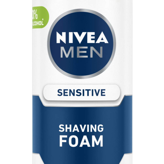 NIVEA MEN Sensitive Shaving Foam - Enriched with Chamomile & Seaweed Extracts