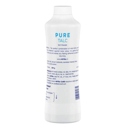 NIVEA Talcum Powder for Men & Women - Gentle Fragrance & Reliable Protection