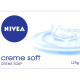 NIVEA Soap, Creme Soft - Gentle Care for Hands and Body