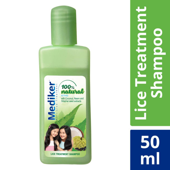 Mediker Anti-Lice Treatment Shampoo - Natural Actives & Painless Removal