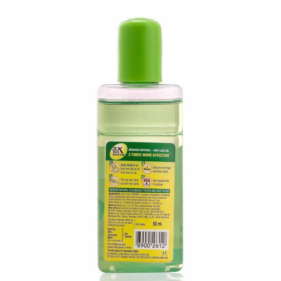 Mediker Anti Lice Treatment Hair Oil - Painless Lice Removal