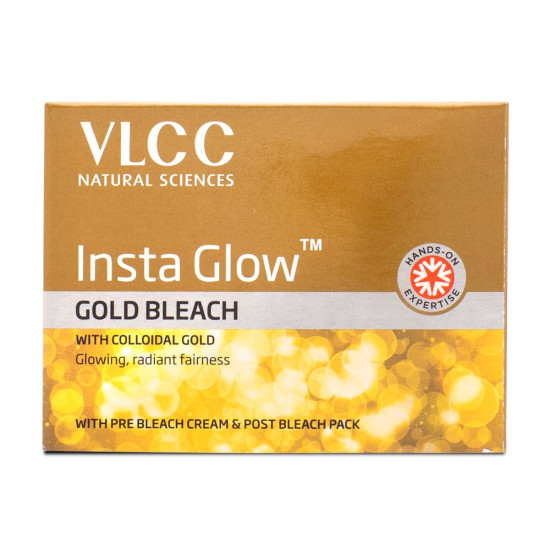 VLCC Insta Glow Gold Bleach - Achieve Radiant Skin