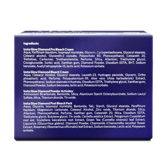 VLCC Insta Glow Diamond Bleach - Skin Brightening & Anti-Wrinkle