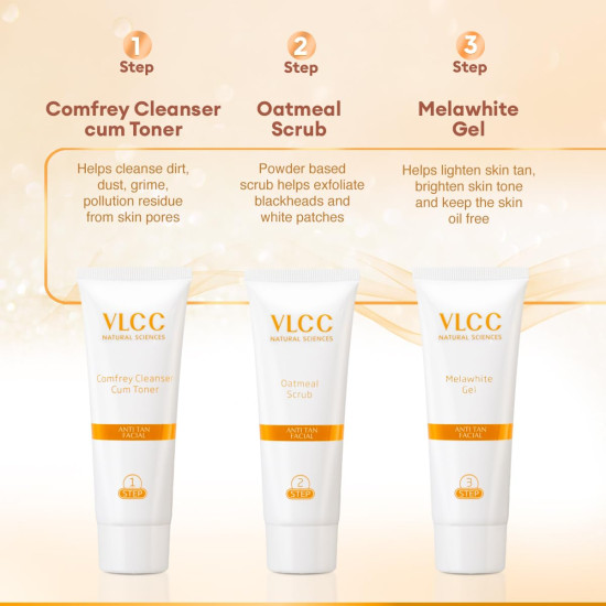 VLCC Anti Tan Facial Kit - Power of 25 Vital Ingredients