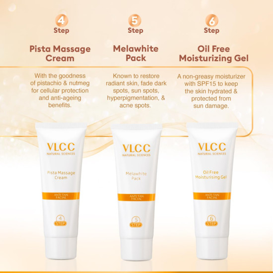 VLCC Anti Tan Facial Kit - Power of 25 Vital Ingredients