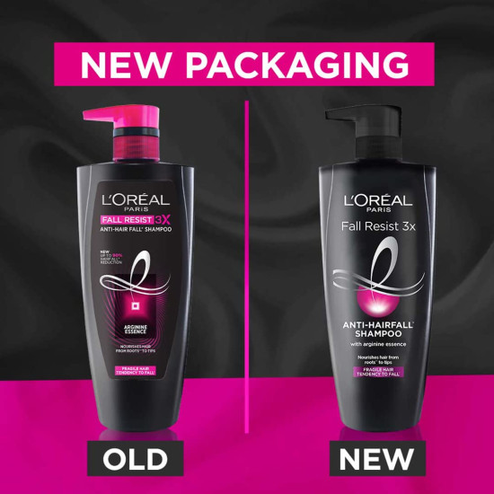 L'Oreal Paris Anti-Hair Fall Shampoo - Reinforcing & Nourishing for Hair Growth