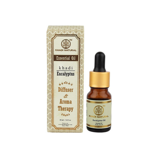 KHADI NATURAL Eucalyptus Oil 15ml - Revitalizing Essential Oil