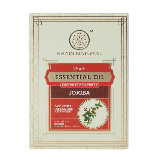 KHADI NATURAL Jojoba Essential Oil, 10ml - Nourishing & Protective