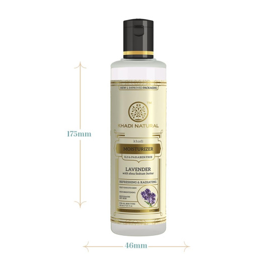 KHADI NATURAL Lavender Herbal Moisturizer - SLS and Paraben Free