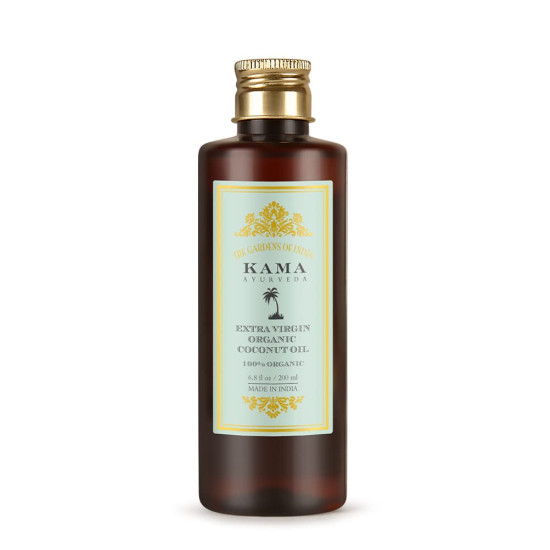 Kama Ayurveda Extra Virgin Organic Coconut Oil - 100% Organic Cold Pressed