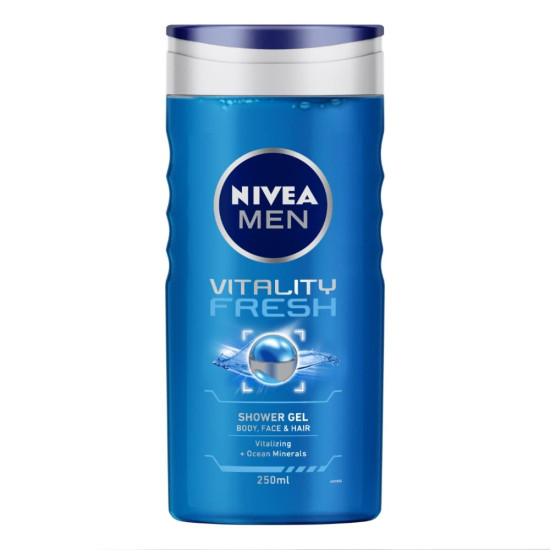 NIVEA MEN Vitality Fresh 250ml Body Wash - Ocean Minerals