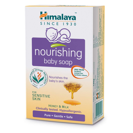 Himalaya Nourishing Baby Soap 75 Gm - Gentle Care for Sensitive Skin Himalaya Nourishing Baby Soap 75 Gm - Gentle Care for Sensitive Skin