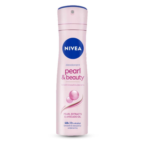 Nivea Pearl & Beauty Deodorant for Unisex - Long-lasting Freshness